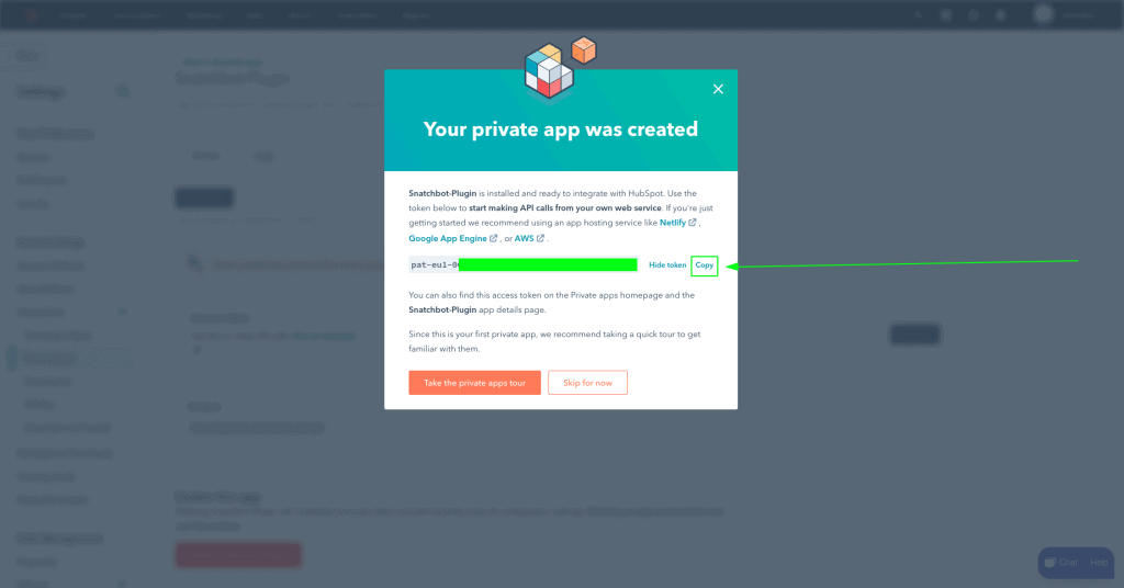 How to Create Private App with HubSpot API and Retrieve Access Token - 9