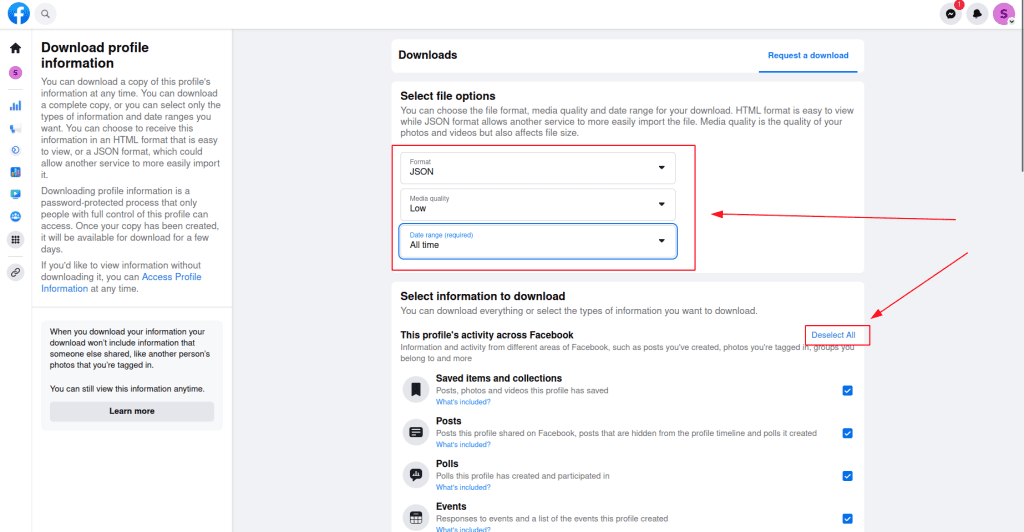 How To Download Messenger Chat History Of Your Facebook Business Page 